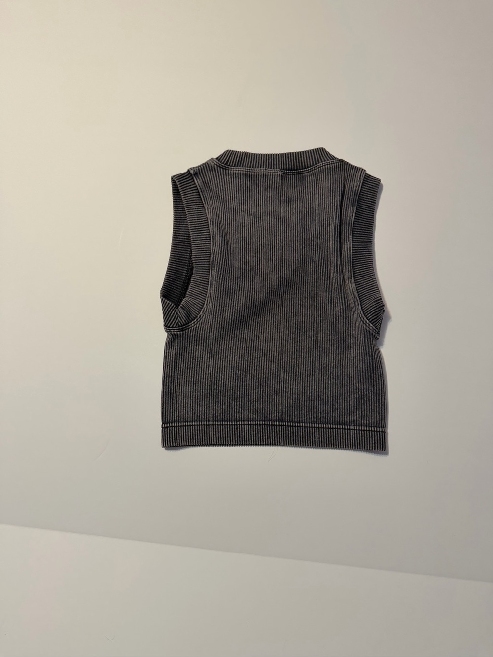 Zenana Outfitters Black Ribbed Tank Top Women's - Picture 2 of 2